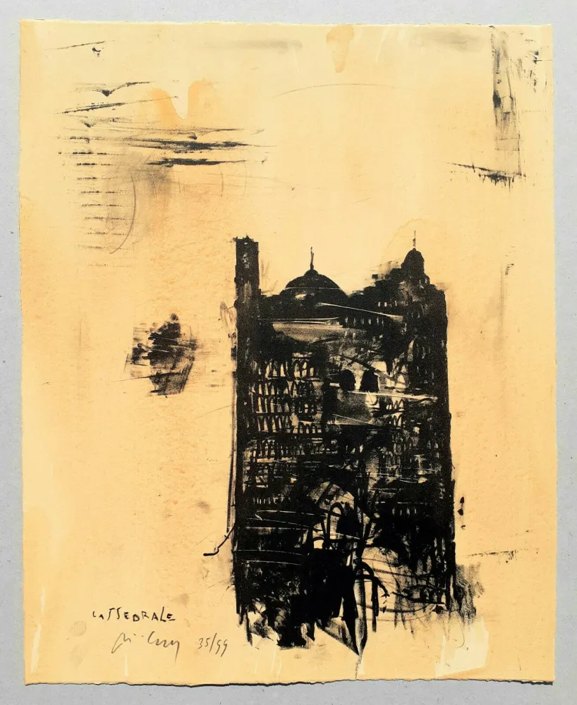 Lithografie Pizzi Cannella - Cattedrale