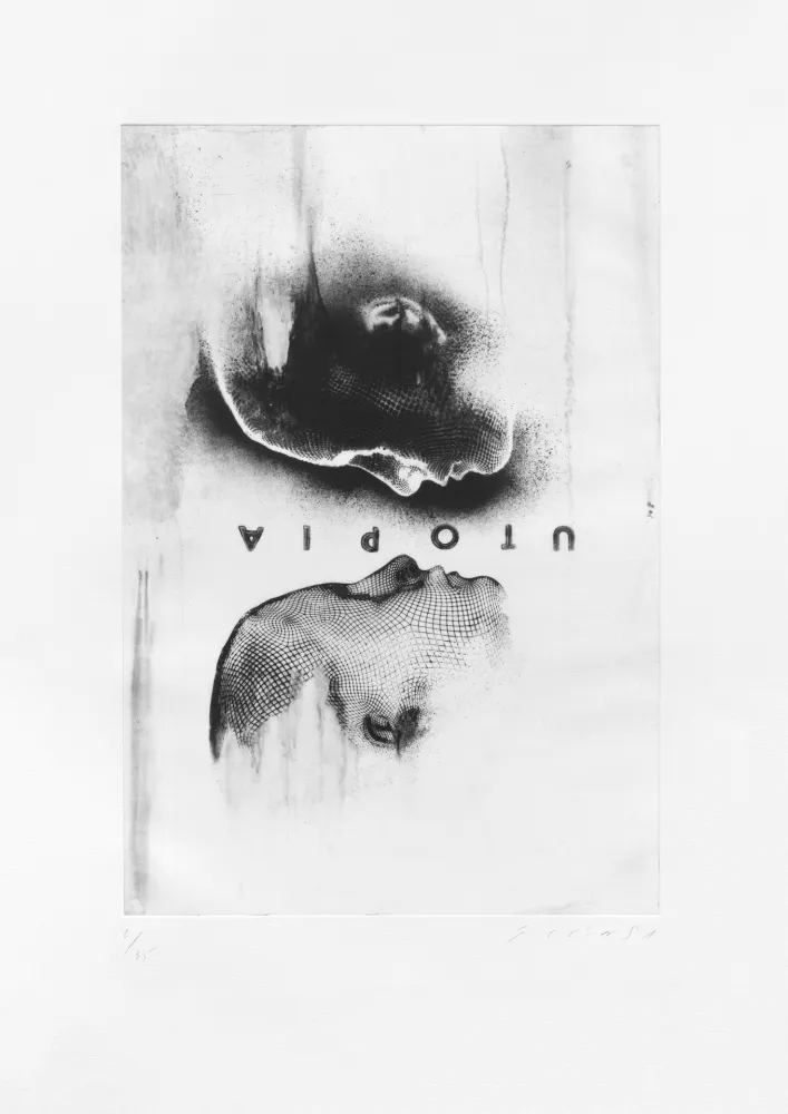 Gravure Plensa - Suite UTOPIA 01