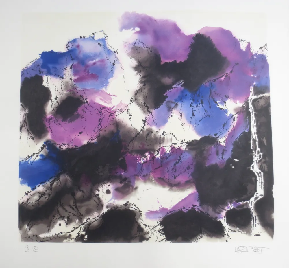 Lithografie Po Chung - Autumn mist