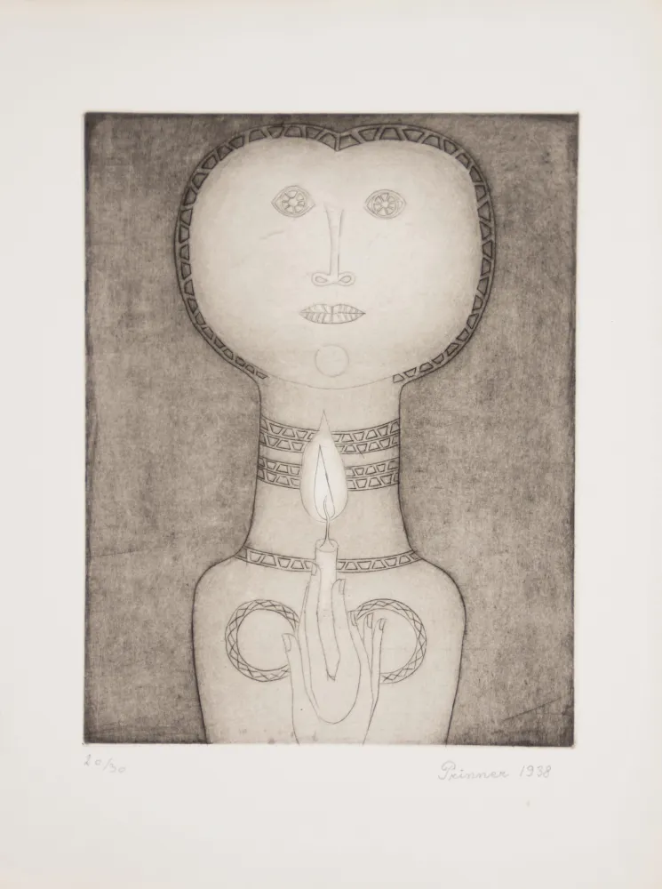 Ets Prinner - Femme à la Bougie.