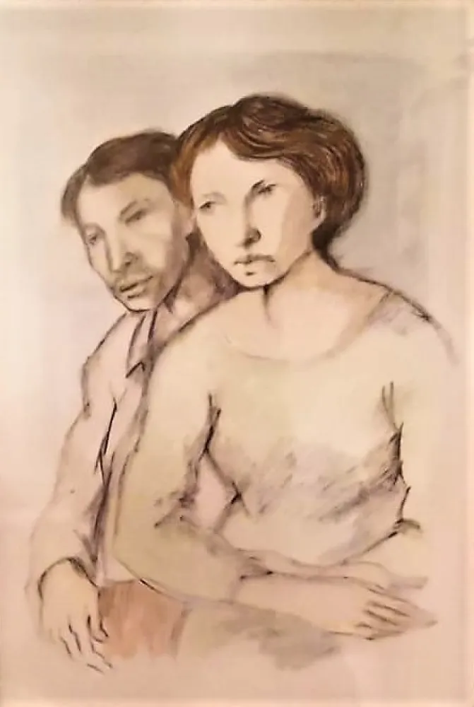 Lithografie Purificato - 2 figure