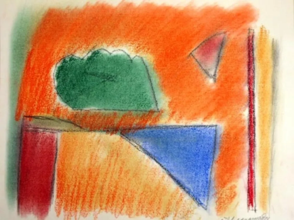 Lithografie Ràfols Casamada - EN NARANJA