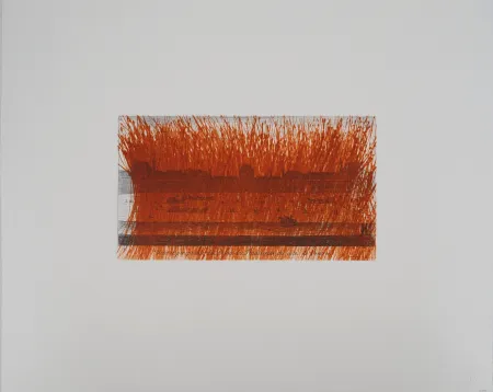 Gravure Rainer - Paris, Louvre et Jardin des Tuileries