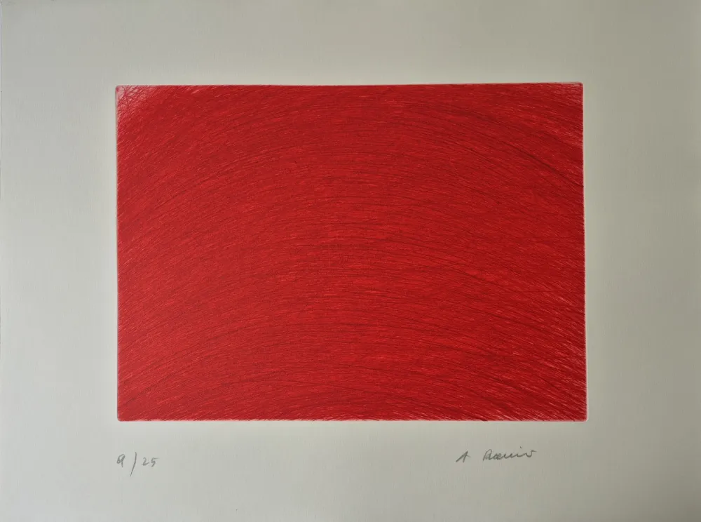 Gravure Rainer - Red Wave