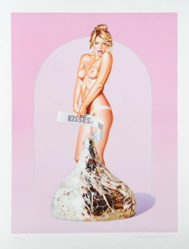 Lithografie Ramos - Miss Kiss