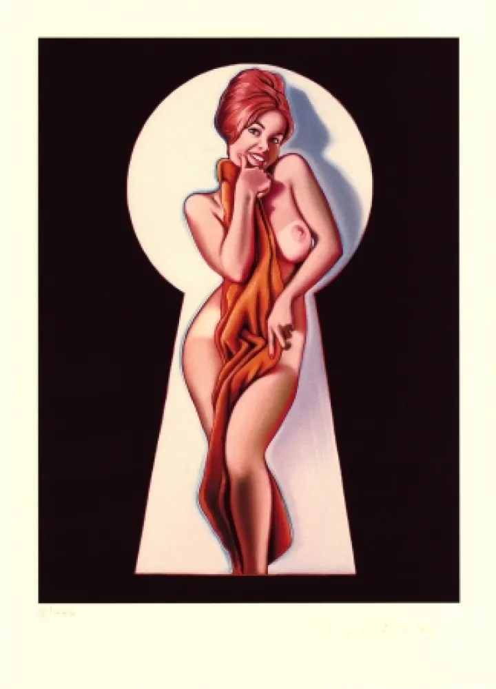 Digitale Print Ramos - Peek-a-Boo (the towel)