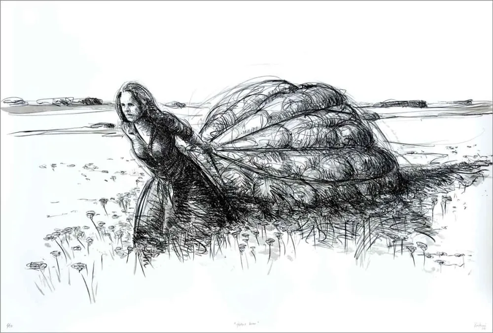 Lithografie Rantzau - The demand of the time