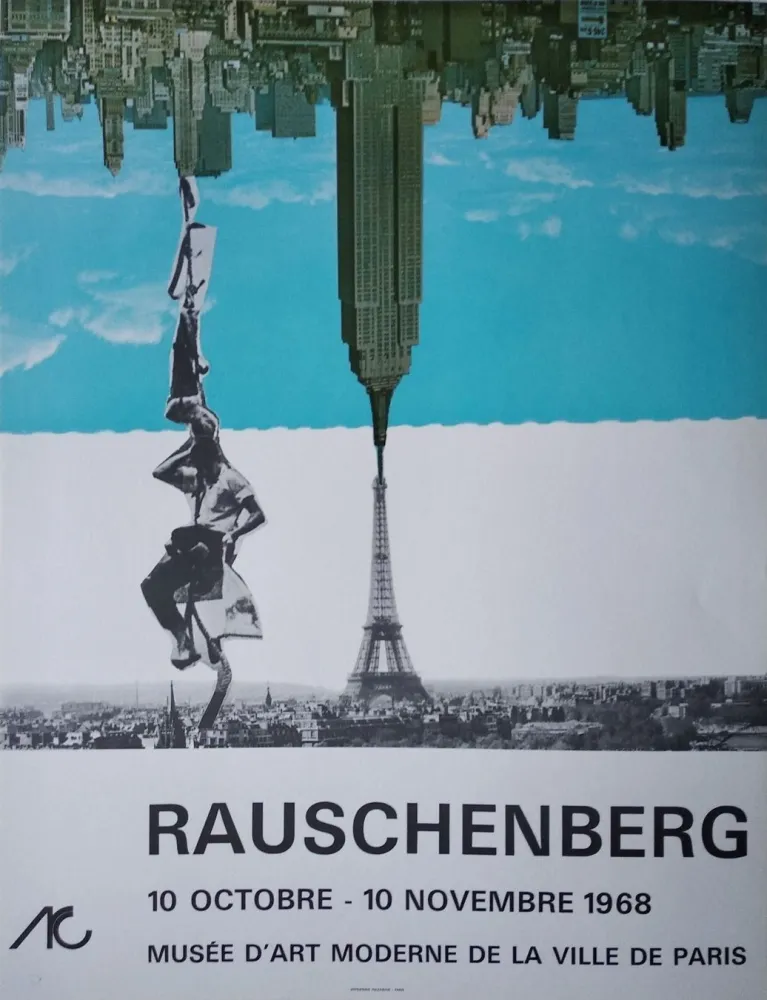 Lithografie Rauschenberg - Rauschenberg. 10 octobre   10 novembre 1968, Musée d'art moderne de la ville de Paris 