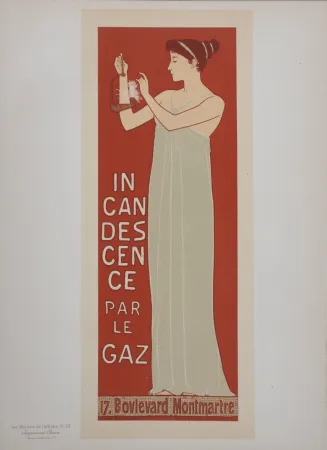 Lithografie Realier-Dumas - L'Incandescence par le Gaz, Les Maitres de L’Affiche