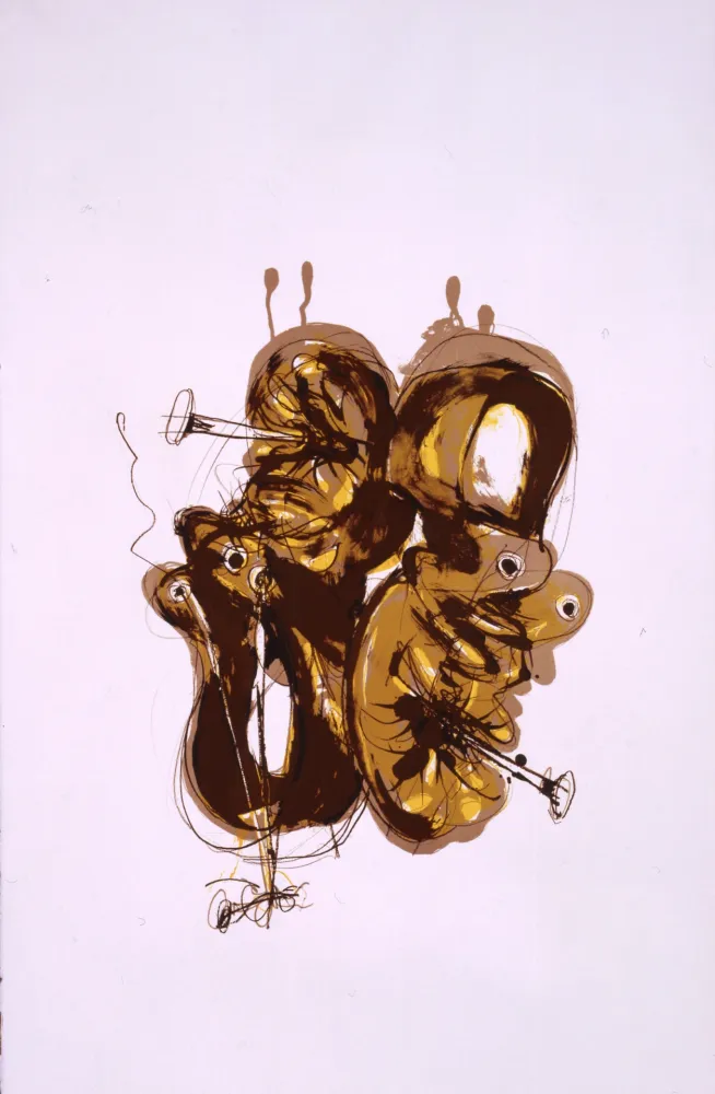 Lithografie Rebeyrolle - La Fuite impossible 