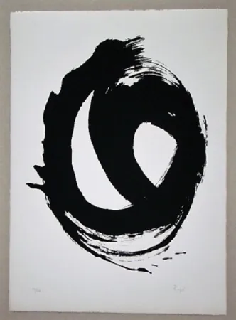 Lithografie Reigl - Informelle Komposition