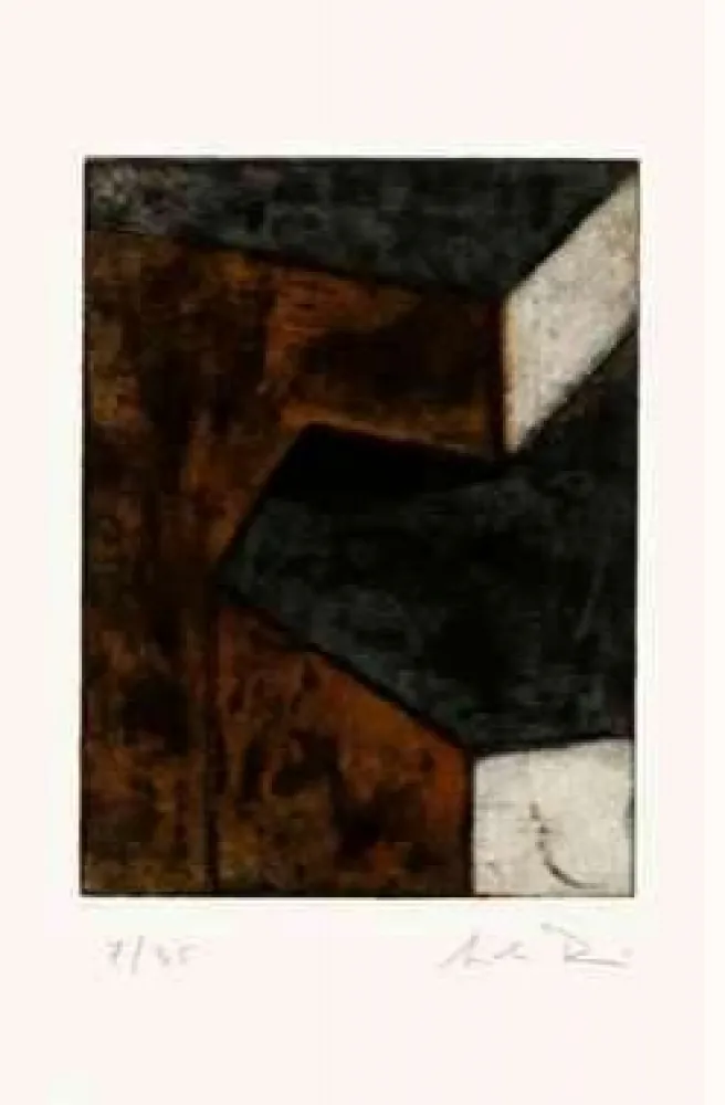 Ets Rein - Ohne Titel (braun, grün, hell) 