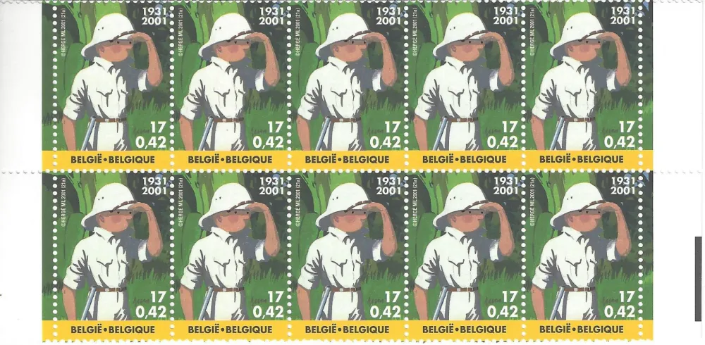 Diepdruk Rémi - Tintin (Hergé) 70ème anniversaire de la parution de 