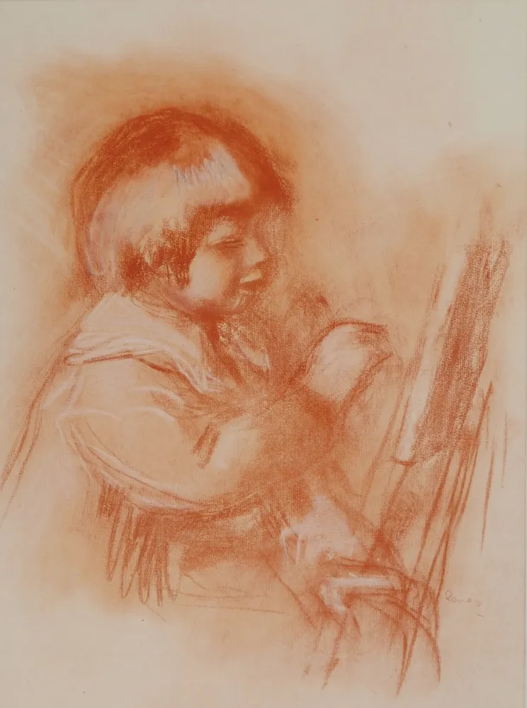 Lithografie Renoir - Le jeune artiste