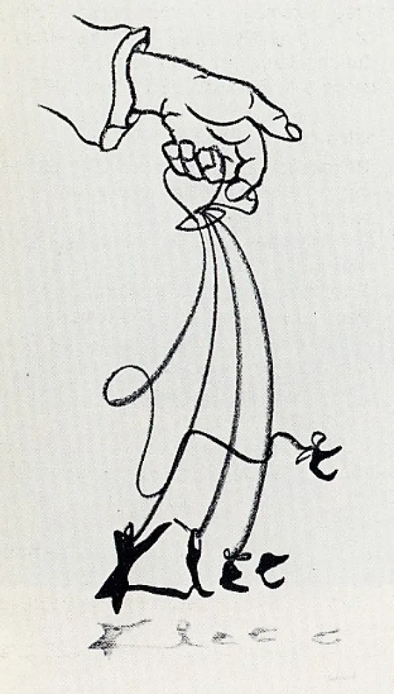 Lithografie Reuterswärd - Marionnettes