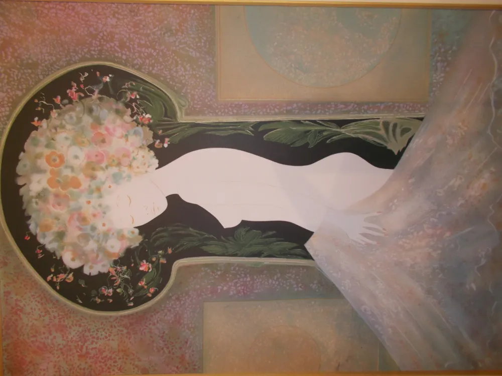 Lithografie Ribes - La femme nue I