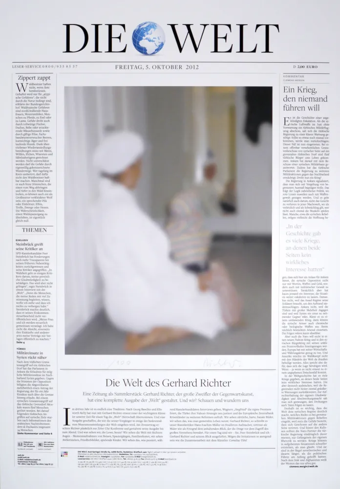 Digitale Print Richter - Die Welt (The World)