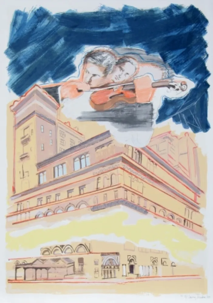 Lithografie Rivers - Carnegie Hall