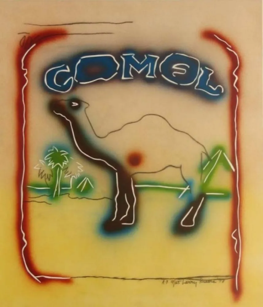 Lithografie Rivers - Stencil Camel