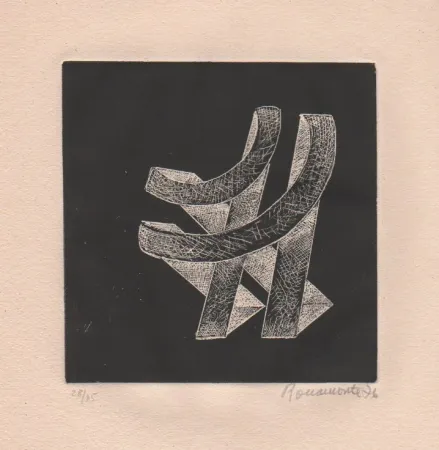 Geïllustreerd Boek Roccamonte - Roccamonte. Quattro acqueforti