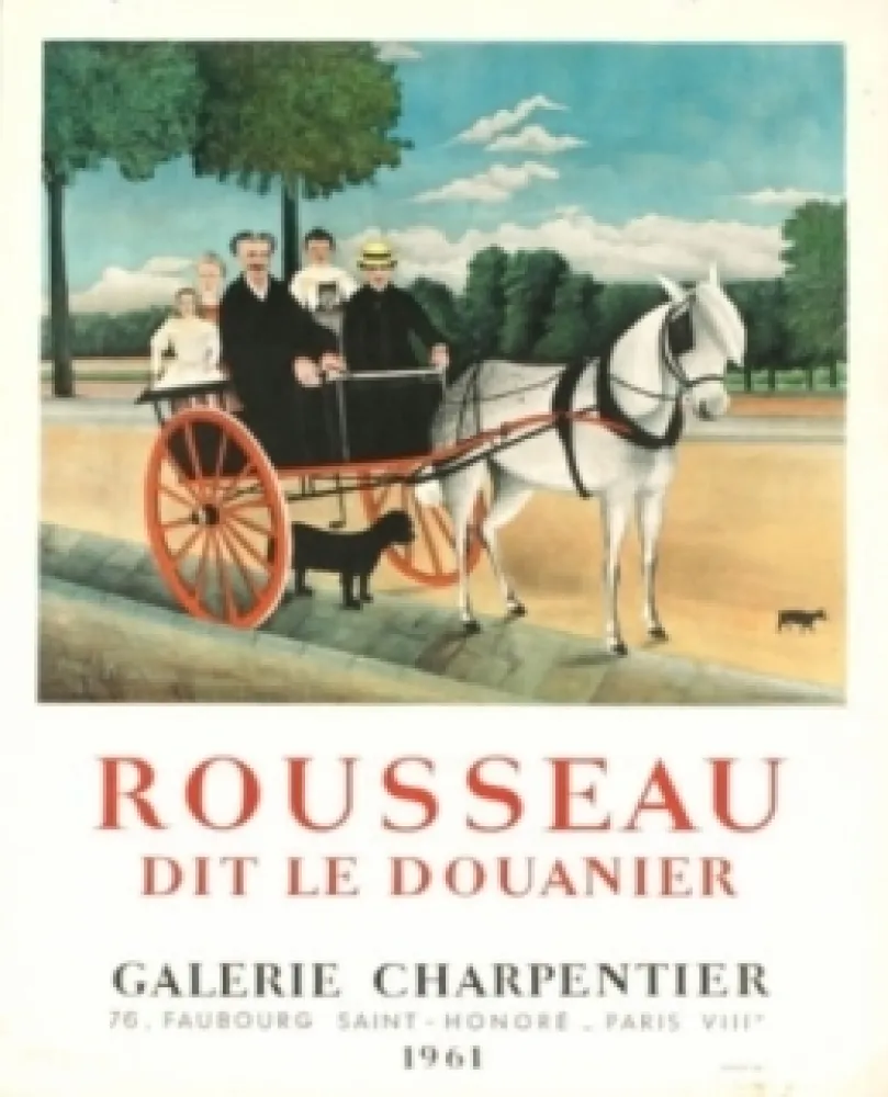 Lithografie Rousseau - Exposition galerie charpentier