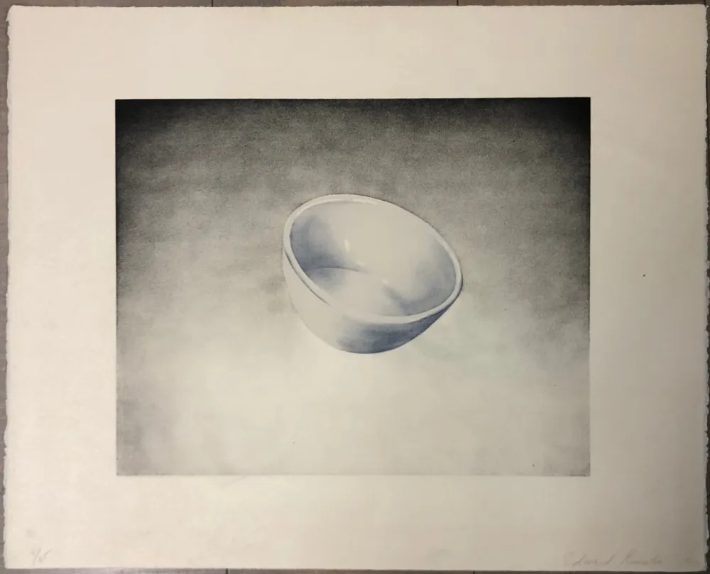 Lithografie Ruscha - Bowl, from domestic tranquility series