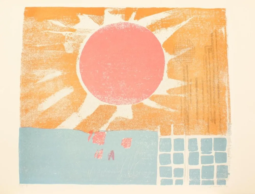 Lithografie Saetti - SEI MURI DI SAETTI