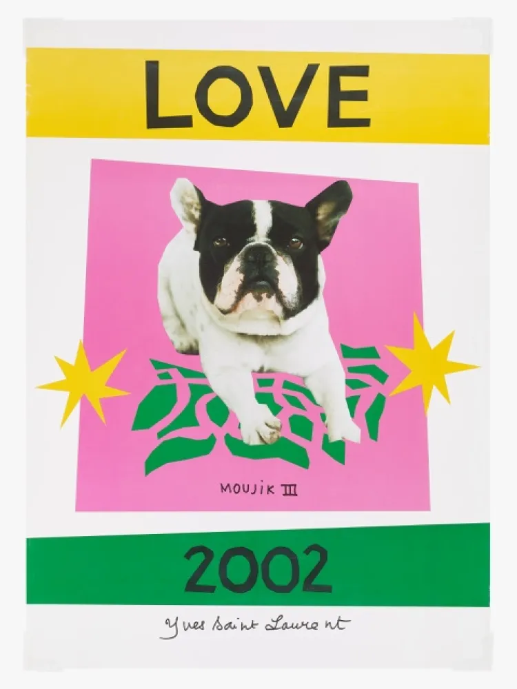 Poster Saint Laurent - Love 2002