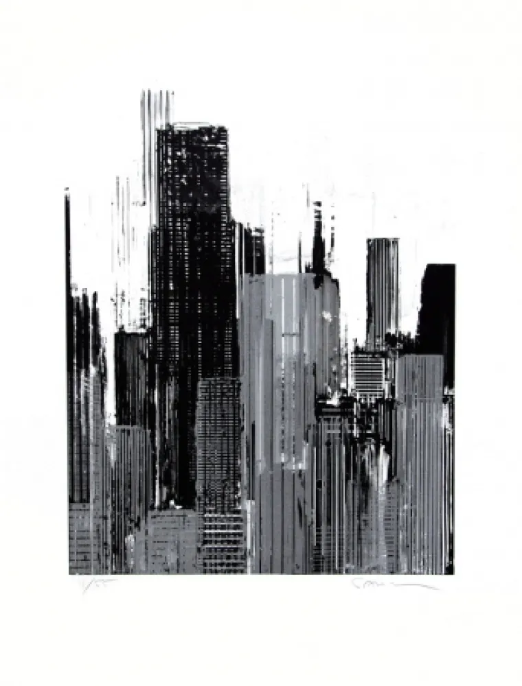 Lithografie Salzmann - Figure