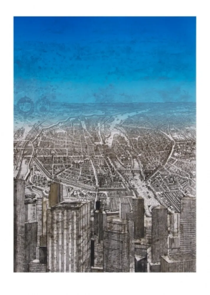 Ets En Aquatint Salzmann - Paris de la Défense