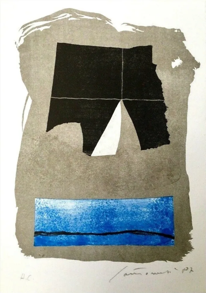 Lithografie Santomaso - Composizione