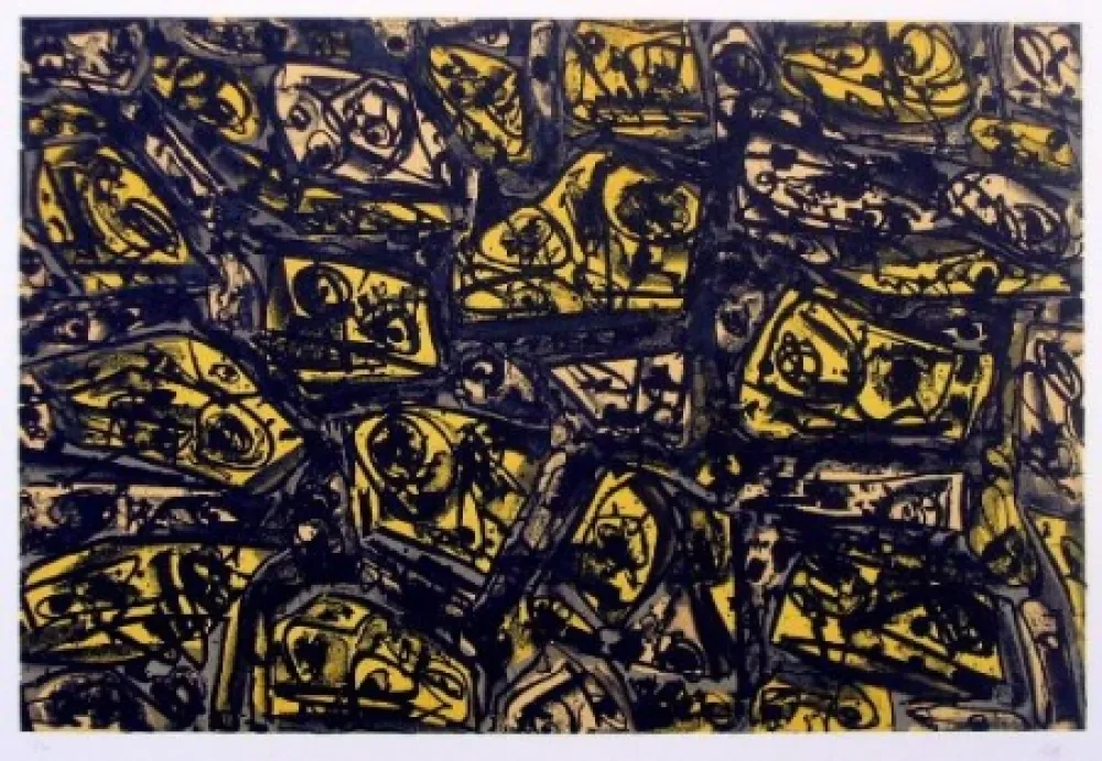 Lithografie Saura - Antonio Saura