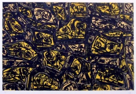 Lithografie Saura - Antonio Saura