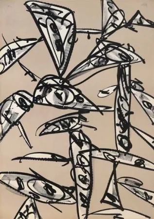 Lithografie Saura - Antonio Saura