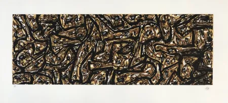 Ets En Aquatint Saura - Asedio, plancha 3