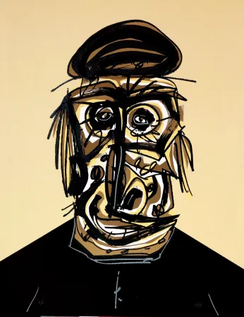 Lithografie Saura - Don, Une chaire d'ombre