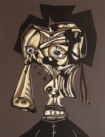 Lithografie Saura - Dora Maar IV