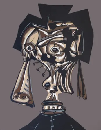 Lithografie Saura - Dora Maar IV