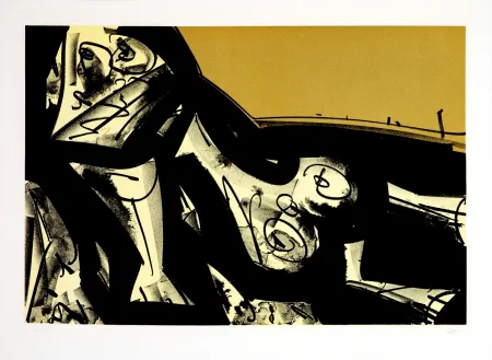 Lithografie Saura - Kafka - Tagebücher I