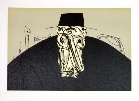 Lithografie Saura - Kafka - Tagebücher IX