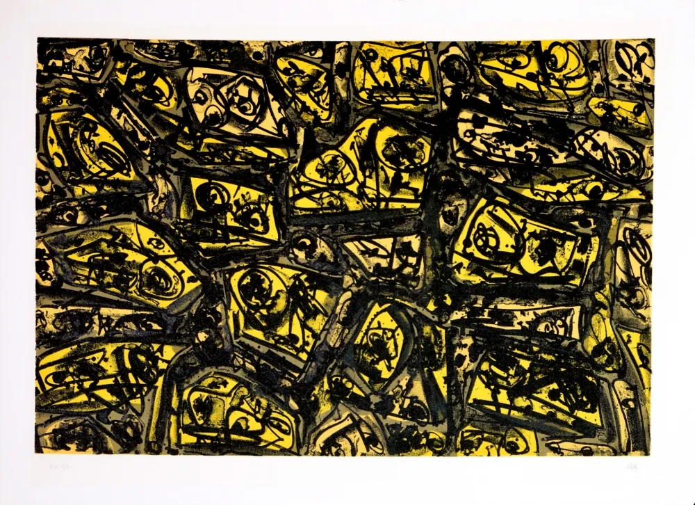 Lithografie Saura - Kafka - Tagebücher VII