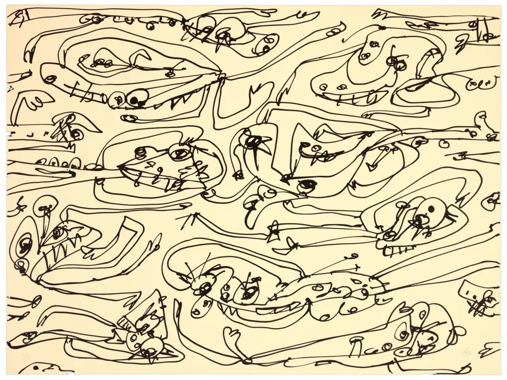 Lithografie Saura - La paresse