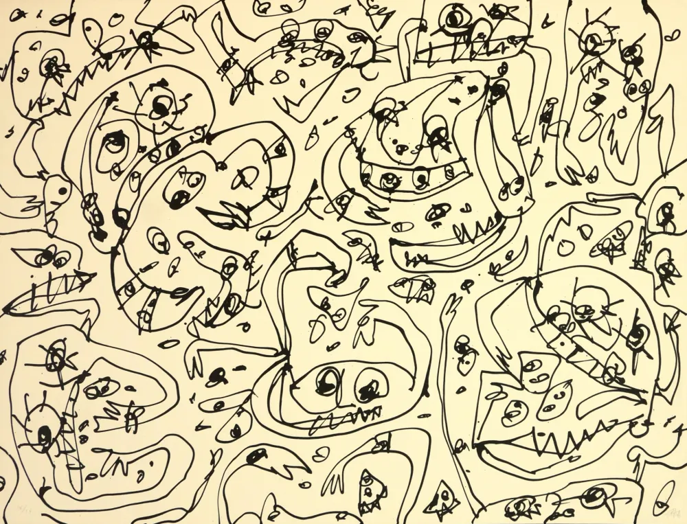 Lithografie Saura - L'Avarice