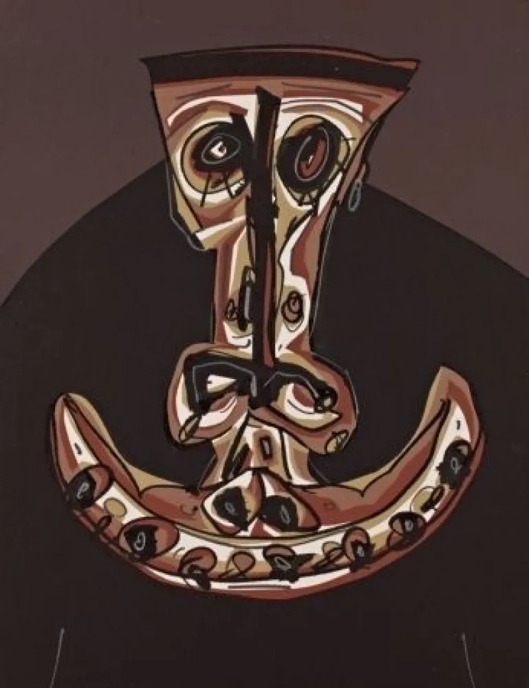 Lithografie Saura - Melanchton V