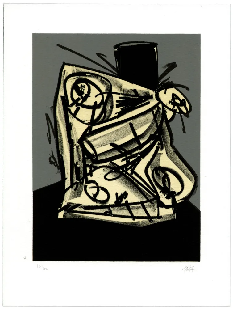 Lithografie Saura - Portrait II