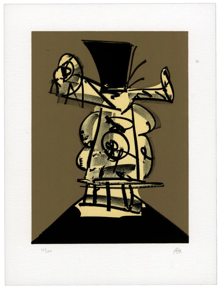 Lithografie Saura - Portrait VIII