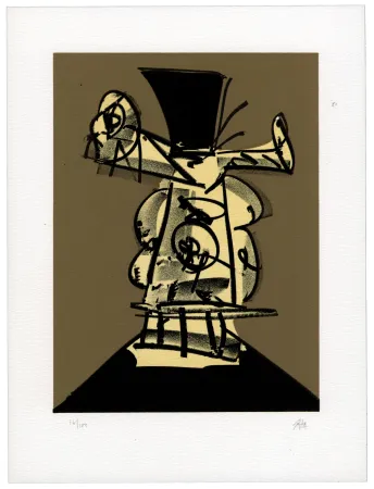 Lithografie Saura - Portrait VIII