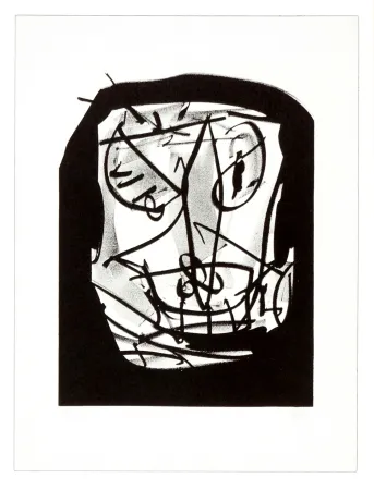 Lithografie Saura - Retrato