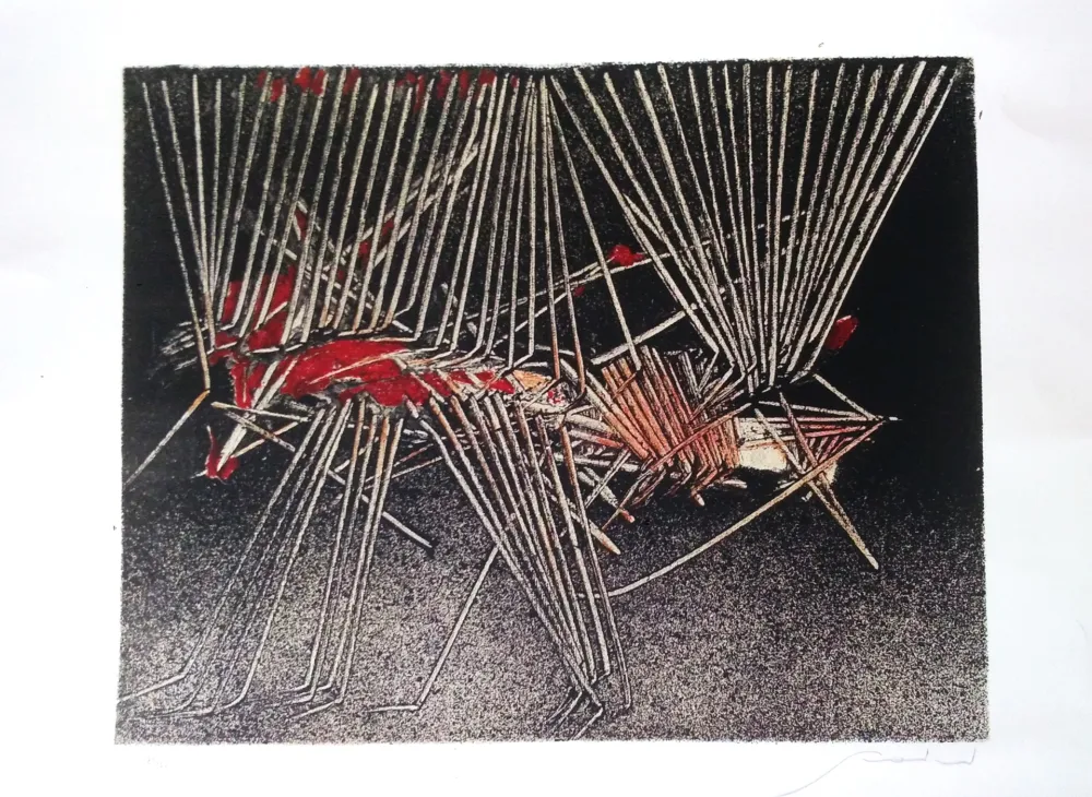 Lithografie Scanavino - Composizione