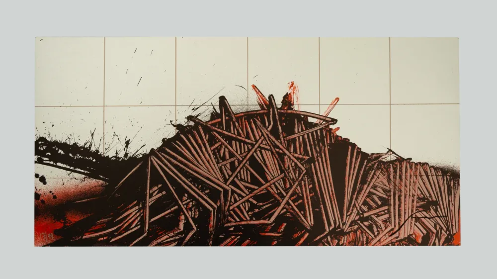 Zeefdruk Scanavino - Tramature (F)